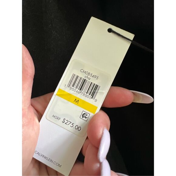 Calvin Klein NWT Wool Hipster Jacket - Charcoal Med - Picture 3 of 4